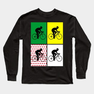 Etapa  de  Ciclismo Colores TDF Long Sleeve T-Shirt